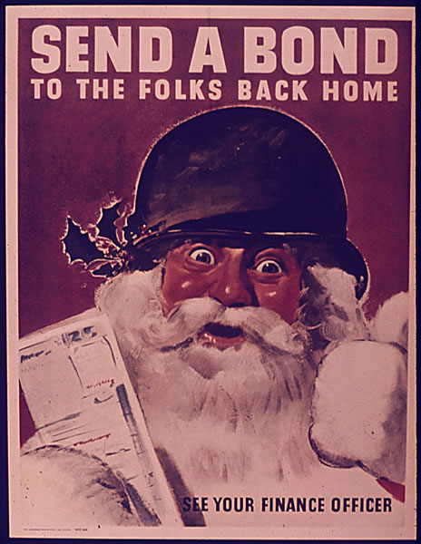 War Bonds_Send a Bond (Santa in Helmet)